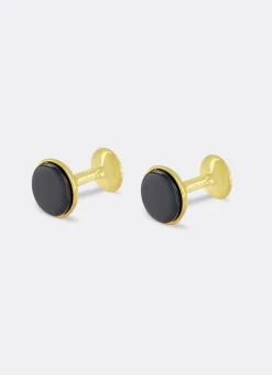 Fursac Brass Cufflinks Golden Cheap