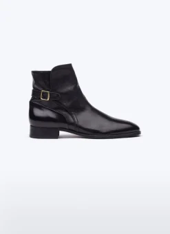 Fursac Calfskin Leather Jodhpur Boots Black Discount