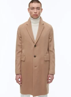 Fursac Cashmere Coat Camel New
