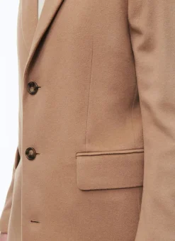 Fursac Cashmere Coat Camel New