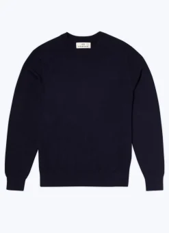 Fursac Cashmere Roll Neck Sweater Navy Blue Cheap