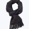 Fursac Cashmere Scarf Charcoal Grey Sale