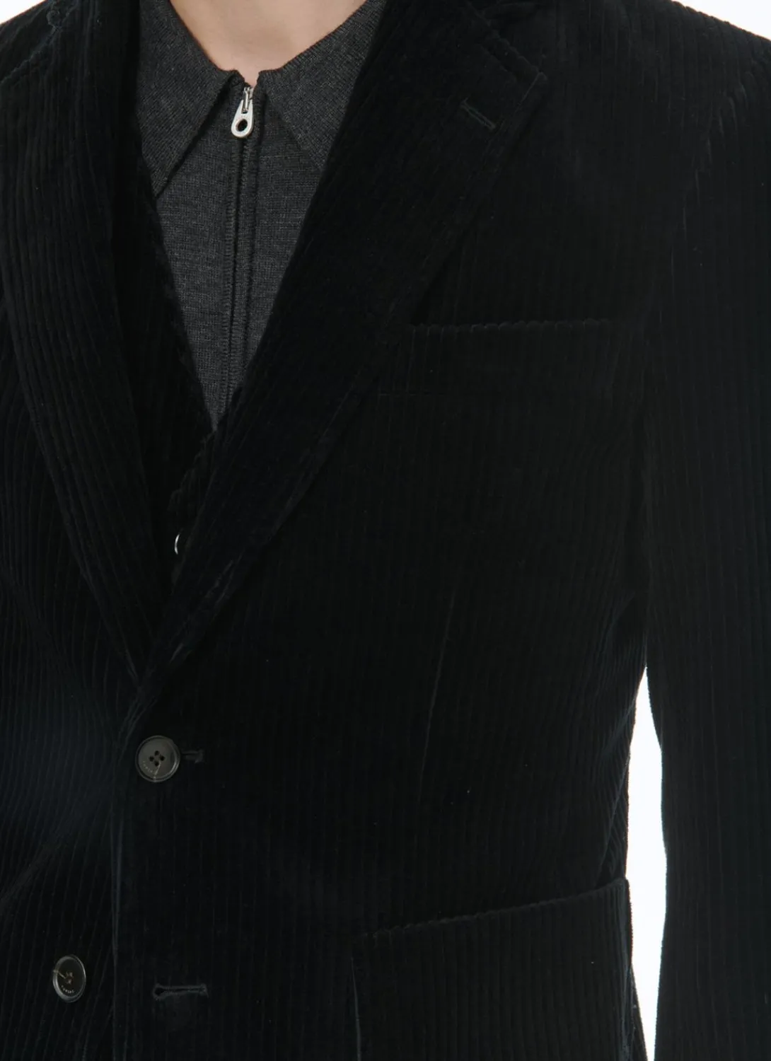 Fursac Corduroy Straight Suit Black Best Sale