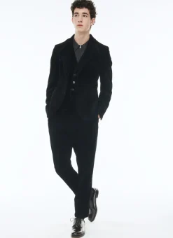 Fursac Corduroy Straight Suit Black Best Sale
