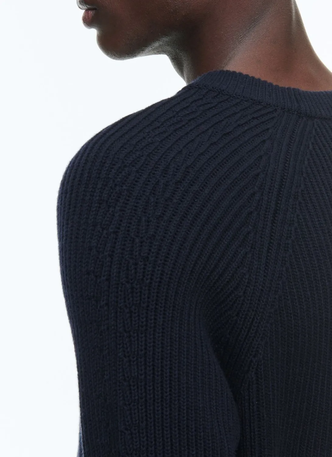 Fursac Cotton And Certified Wool Sweater Navy Blue Hot