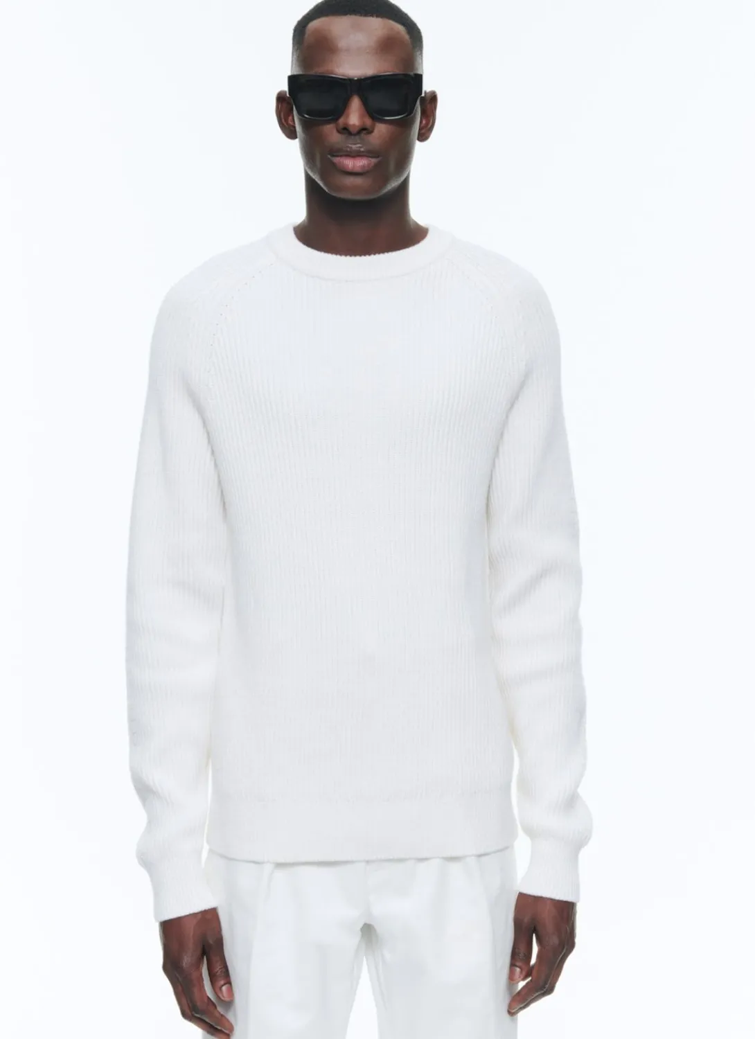Fursac Cotton And Certified Wool Sweater Ecru Best Sale