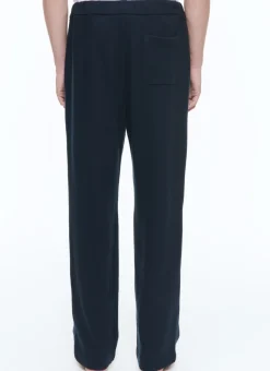Fursac Cotton Jersey Jogging Pants Navy Blue Clearance