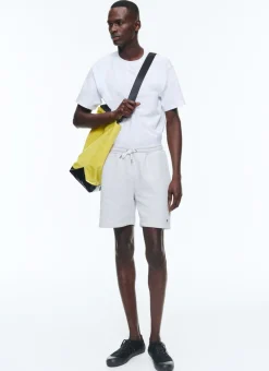 Fursac Cotton Jersey Shorts Grey Fashion