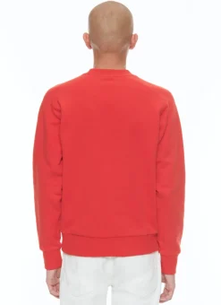 Fursac Cotton Jersey Sweatshirt Red Store