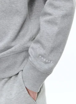 Fursac Cotton Jersey Sweatshirt Grey Shop