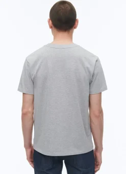 Fursac Cotton Jersey T-Shirt Grey Best Sale