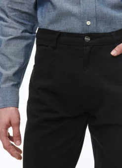 Fursac Cotton Serge 5-Pocket Trousers Black Flash Sale