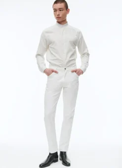 Fursac Cotton Serge 5-Pocket Trousers White Hot