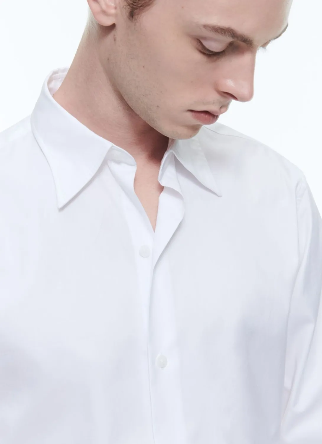 Fursac Cotton Shirt With A Swallow Collar White Fashion