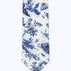 Fursac Cotton Toile De Jouy Tie Blue Toile De Jouy Print Best