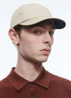 Fursac Cotton Twill Cap Beige Shop