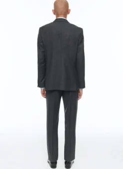 Fursac End-On-End Virgin Wool Large Suit Charcoal Grey - End-On-End Online
