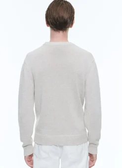 Fursac Flecked Linen And Cotton Sweater Flecked Beige Best Sale