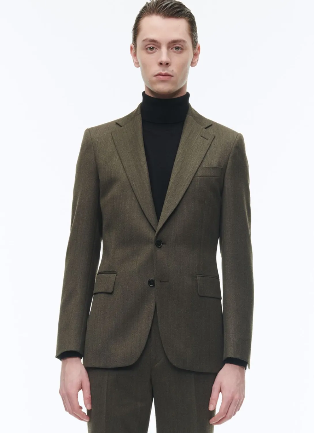 Fursac Flecked Wool Fitted Jacket Bronze Cheap