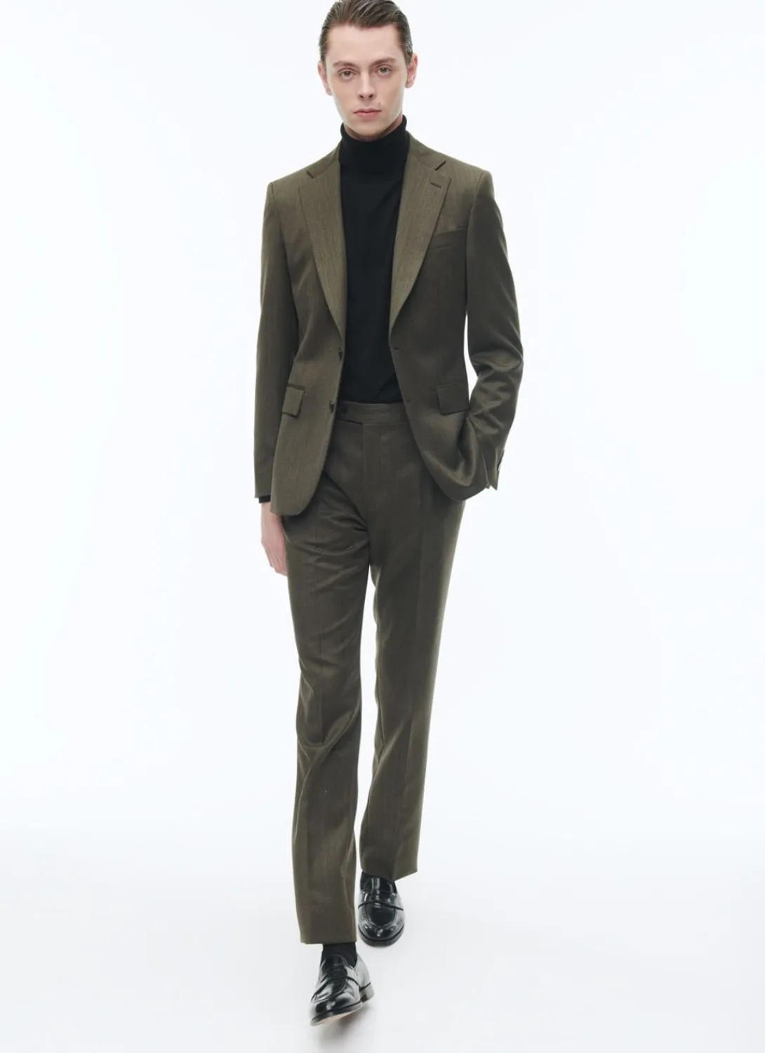 Fursac Flecked Wool Fitted Jacket Bronze Cheap