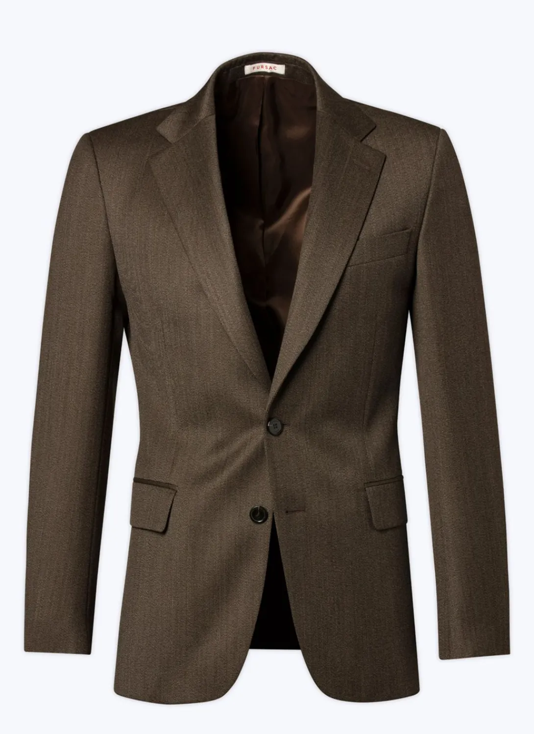 Fursac Flecked Wool Fitted Jacket Bronze Cheap