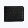 Fursac Grained Leather Wallet Black Hot