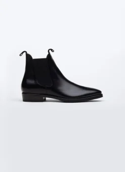 Fursac Leather Boots Black Best