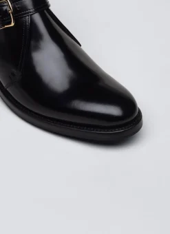 Fursac Leather Buckle Ankle Boots Black Shop