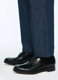 Fursac Leather Derby Shoes Black Store