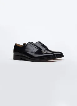 Fursac Leather Derby Shoes Black Store