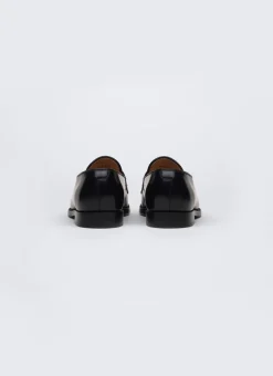 Fursac Leather Loafers Black Fashion