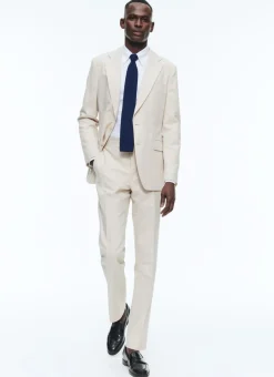 Fursac Linen And Certified Cotton Jacket Beige Cheap