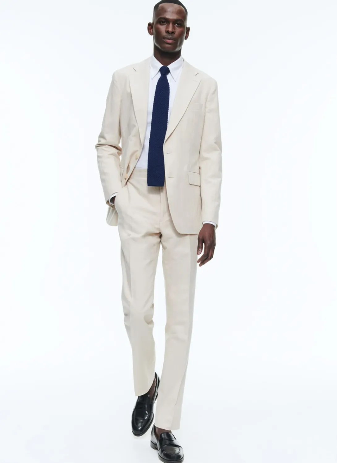 Fursac Linen And Certified Cotton Suit Beige Flash Sale