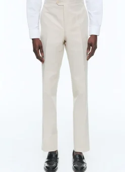 Fursac Linen And Certified Cotton Suit Beige Flash Sale