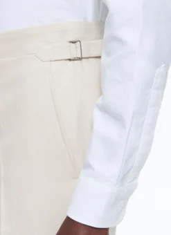 Fursac Linen And Certified Cotton Suit Beige Flash Sale