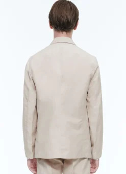 Fursac Linen And Cotton Slack Jacket Beige Online