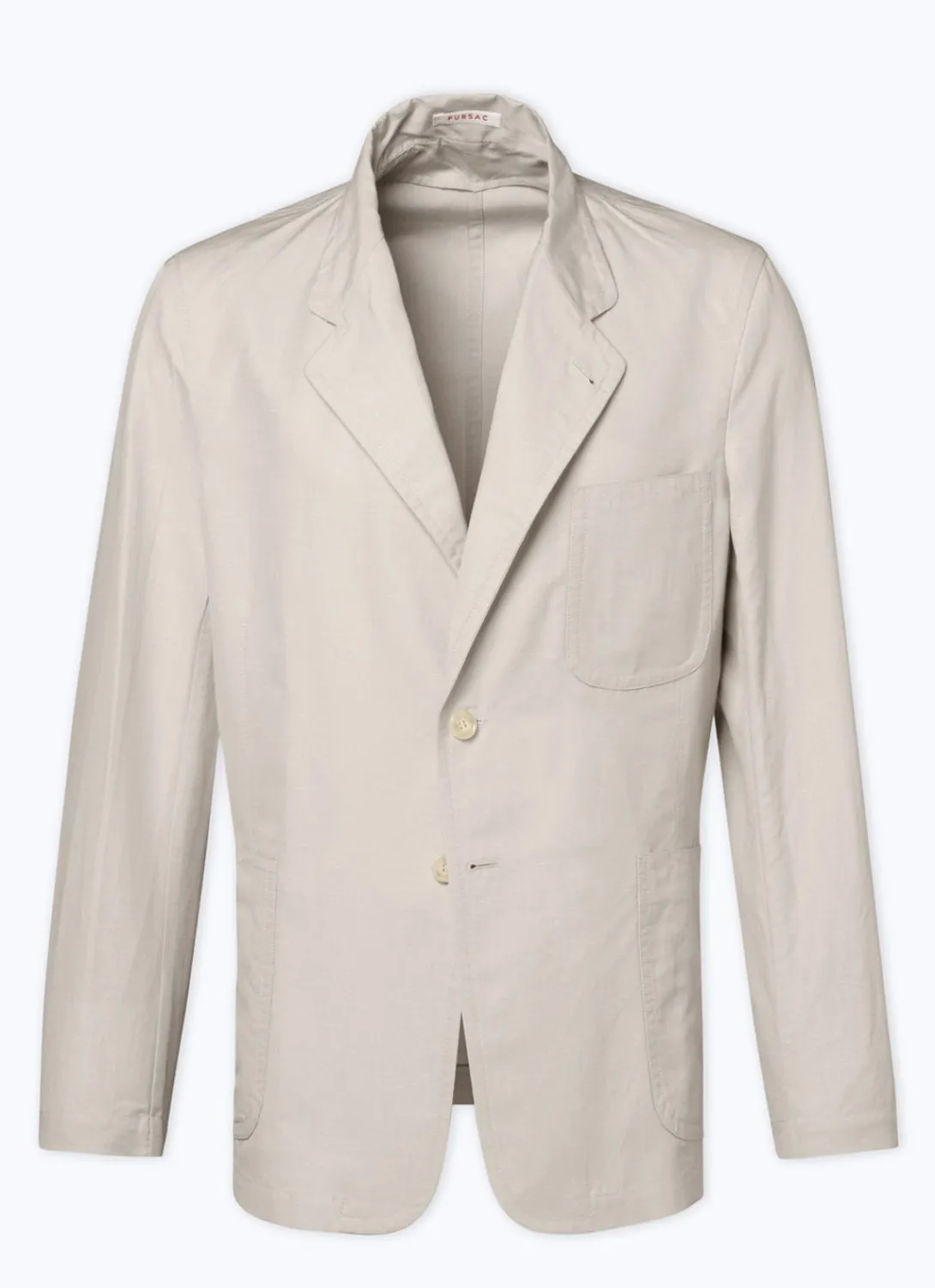 Fursac Linen And Cotton Slack Jacket Beige Online