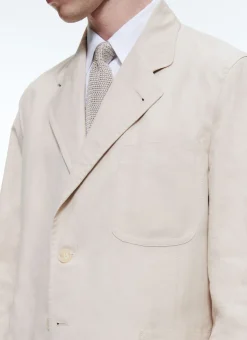 Fursac Linen And Cotton Slack Suit Beige Hot