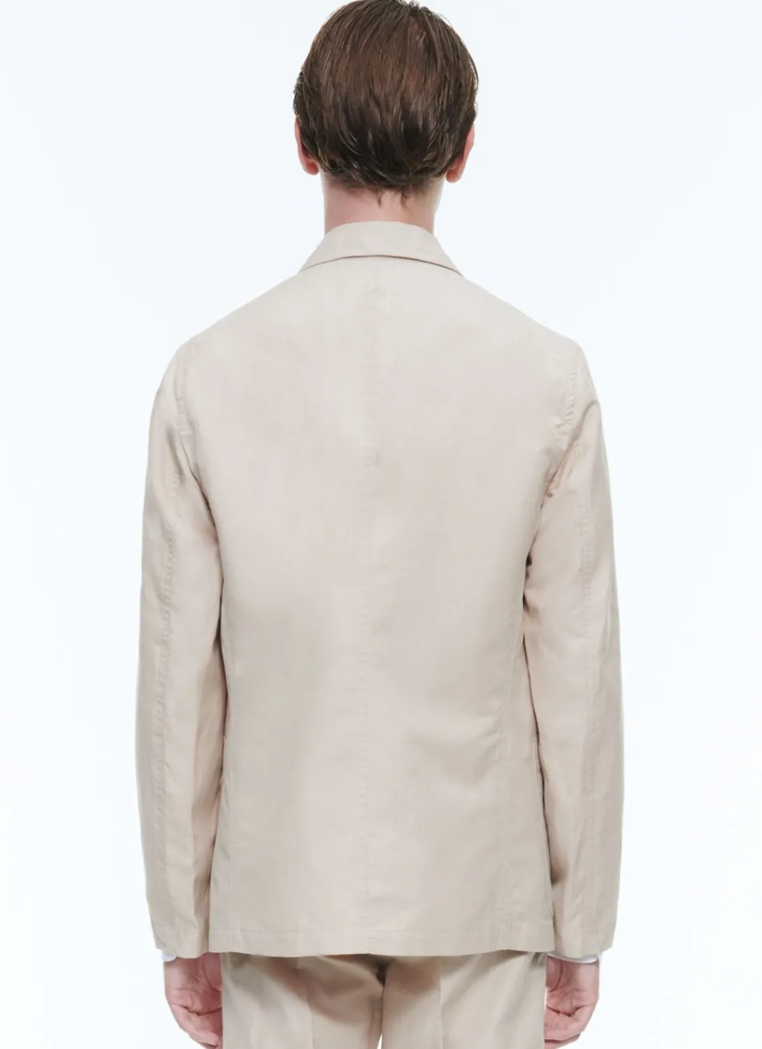 Fursac Linen And Cotton Slack Suit Beige Hot