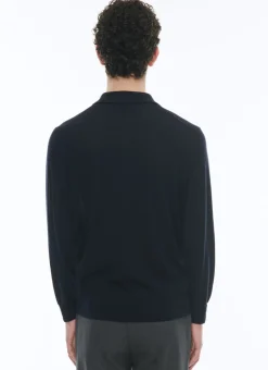 Fursac Merino Wool Sweater Navy Blue Online