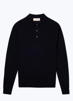 Fursac Merino Wool Sweater Navy Blue Online