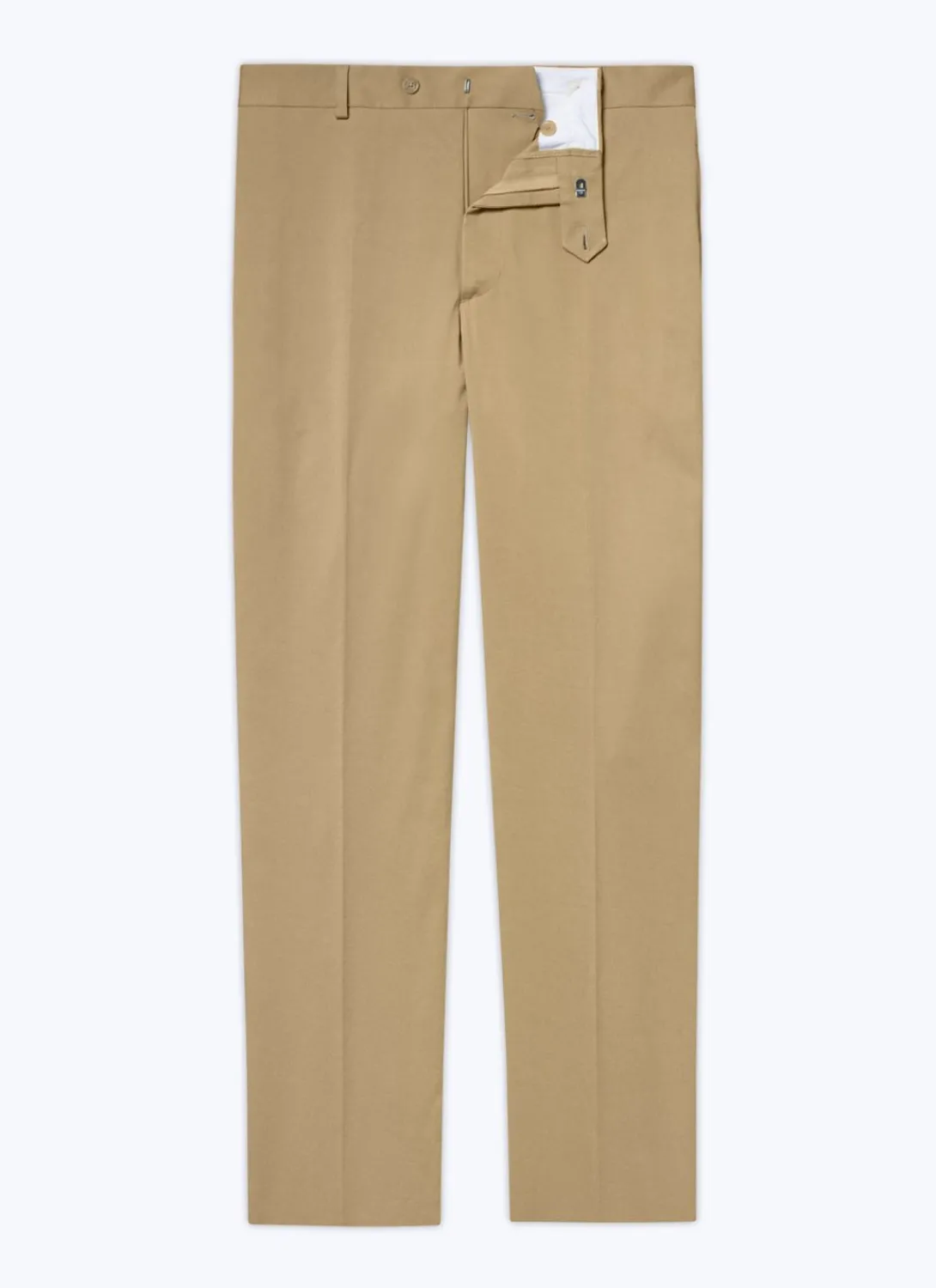 Fursac Organic Cotton Gabardine Chino Trousers Beige Clearance