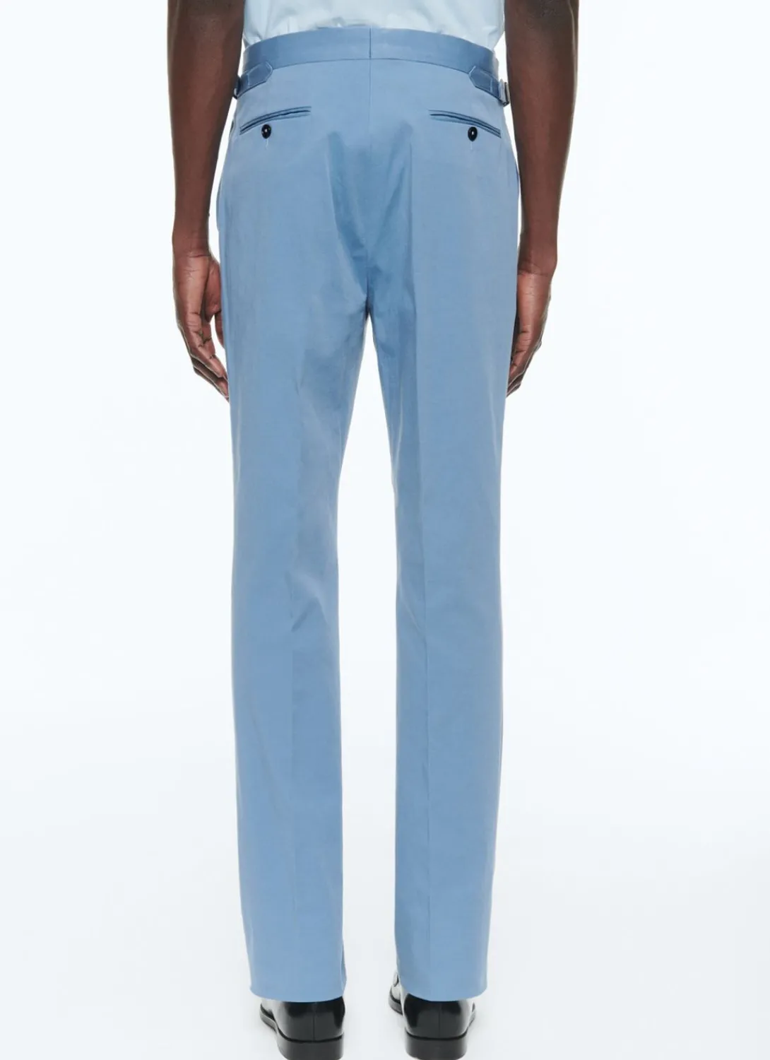 Fursac Organic Cotton Gabardine Trousers Indian Blue Cheap