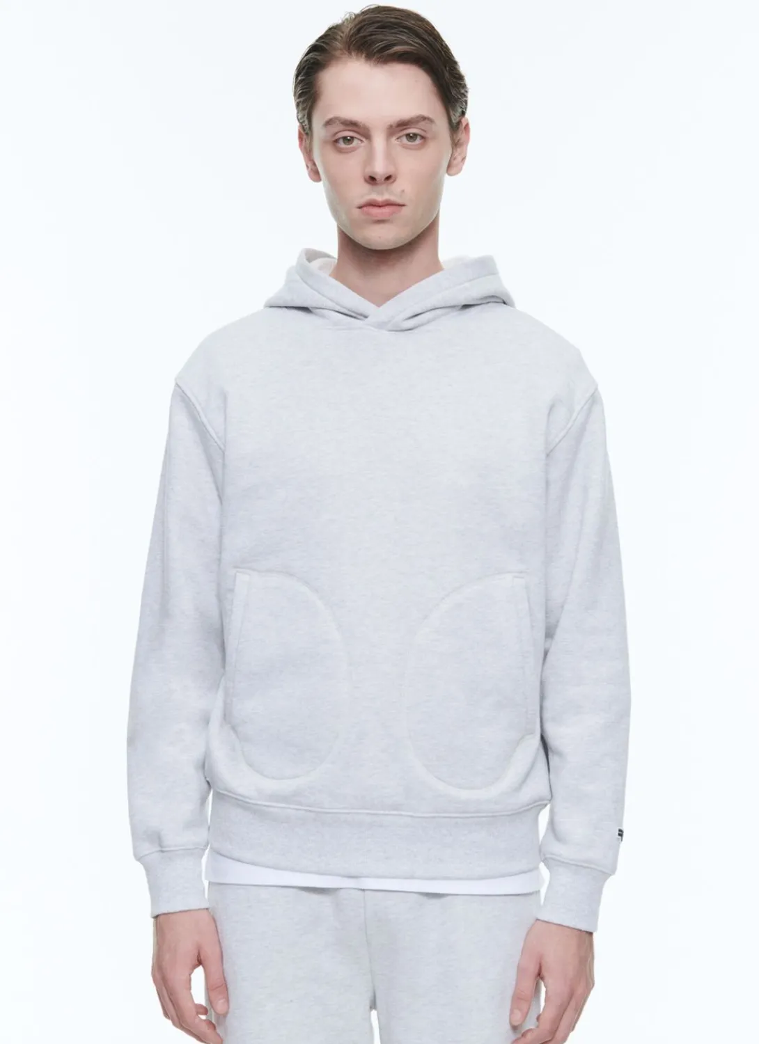 Fursac Organic Cotton Jersey Hoody Grey Hot