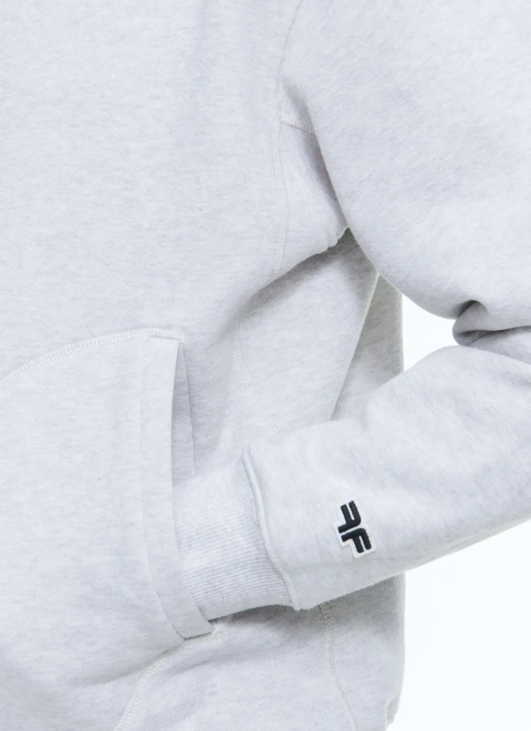 Fursac Organic Cotton Jersey Hoody Grey Hot