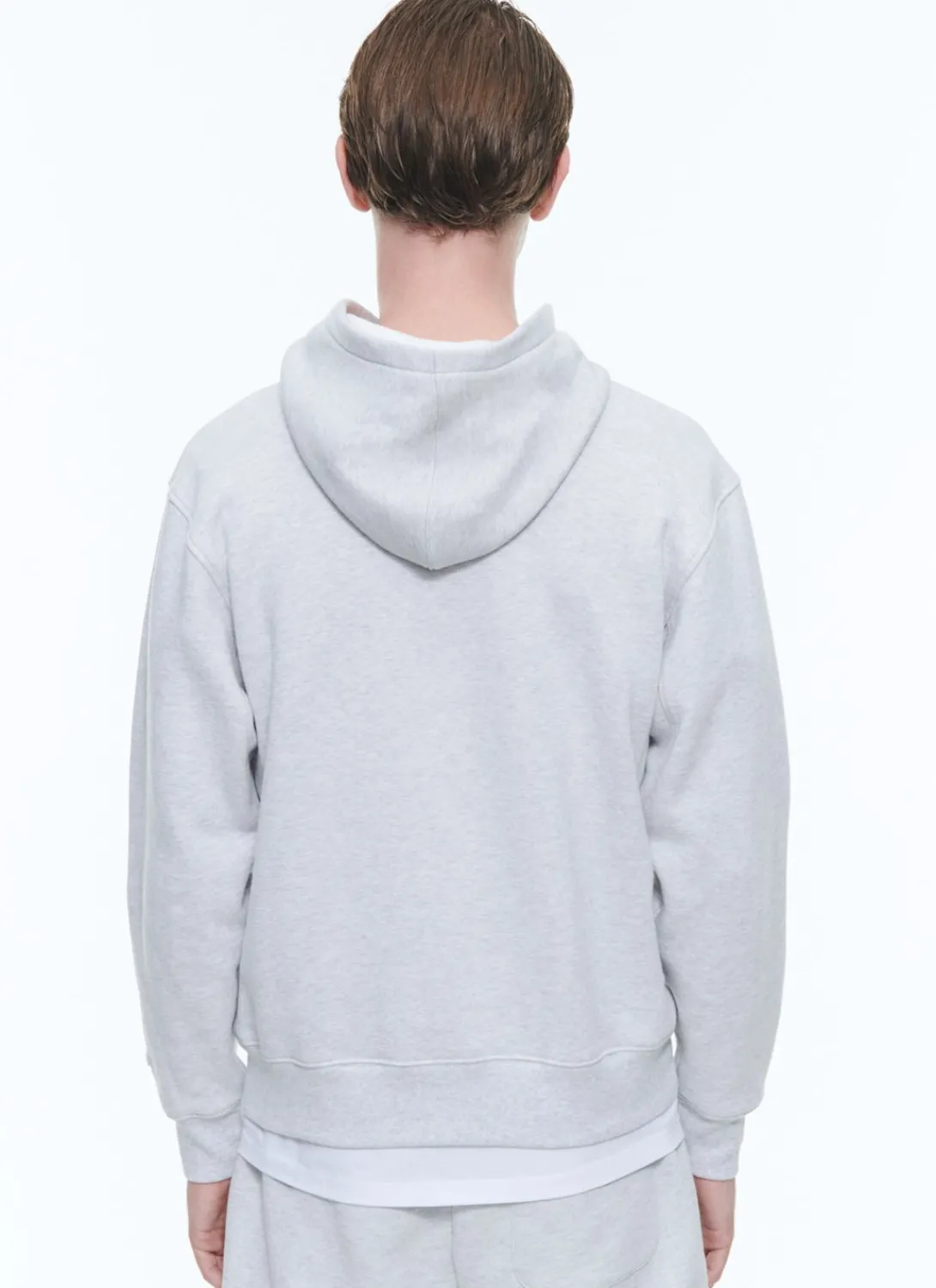 Fursac Organic Cotton Jersey Hoody Grey Hot