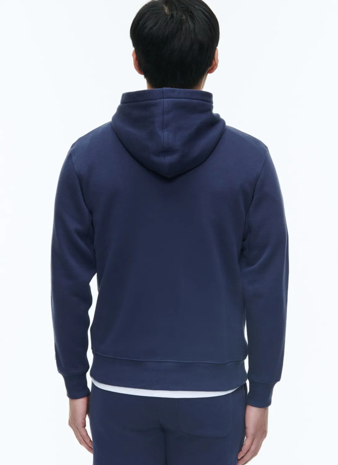 Fursac Organic Cotton Jersey Hoody Navy Blue Cheap