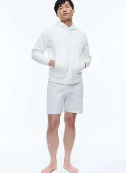 Fursac Organic Cotton Jersey Hoody White New
