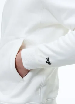 Fursac Organic Cotton Jersey Hoody White New