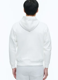 Fursac Organic Cotton Jersey Hoody White New
